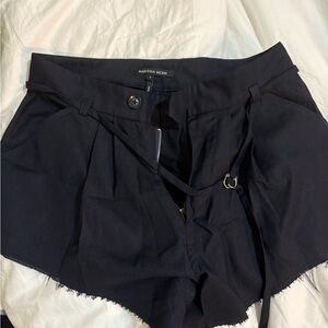 Marissa Webb navy High Waist Shorts